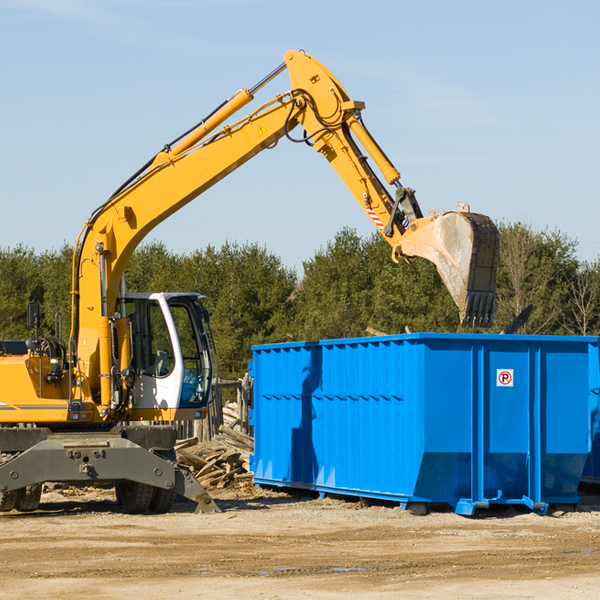 what happens if the residential dumpster is damaged or stolen during rental in Mettler California